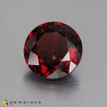 Natural Spinel 2.39 Carats Intense Blood Red Round 8x5 mm Loose Gemstone - Image 2