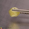 Natural Chrysoberyl cats eye 2.02 Carats Yellow Oval Cabochon 7x6 mm Loose Gemstone - Image 4