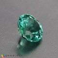 Natural Apatite 1.58 Carats Paraiba Green Round 7x5 mm Loose Gemstone - Image 5