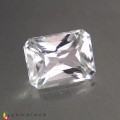 Natural Montebrasite 1.36 Carats White Emerald Cut 7x5 mm Loose Gemstone - Image 5