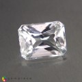 Natural Montebrasite 1.36 Carats White Emerald Cut 7x5 mm Loose Gemstone - Image 6