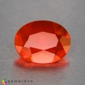 Natural Fire opal 0.97 Carats Fire Orange Oval 10x7 mm Loose Gemstone - Image 4
