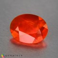 Natural Fire opal 0.97 Carats Fire Orange Oval 10x7 mm Loose Gemstone - Image 2