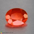 Natural Fire opal 0.97 Carats Fire Orange Oval 10x7 mm Loose Gemstone - Image 1
