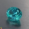 Natural Apatite 1.83 Carats Paraiba Blue Oval 8x7 mm Loose Gemstone - Image 2