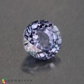 Natural Spinel 1.01 Carats Silver Purple Round 6x4 mm Loose Gemstone - Image 5