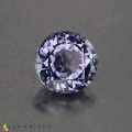 Natural Spinel 1.01 Carats Silver Purple Round 6x4 mm Loose Gemstone - Image 1