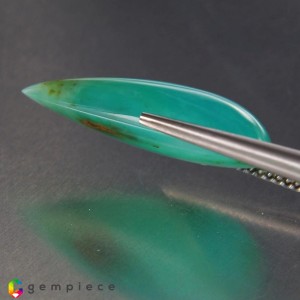 peru opal  6.82cts - 23x10mm