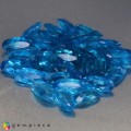 Natural Apatite 10.11 Carats Neon Blue Oval 6x3 mm Loose Gemstone - Image 6