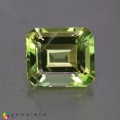 Natural Amblygonite 2.25 Carats Yellowish Green Emerald Cut 8x7 mm Loose Gemstone - Image 5
