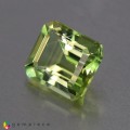 Natural Amblygonite 2.25 Carats Yellowish Green Emerald Cut 8x7 mm Loose Gemstone - Image 3