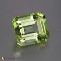 Natural Amblygonite 2.25 Carats Yellowish Green Emerald Cut 8x7 mm Loose Gemstone - Image 7