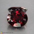 Natural Rhodolite garnet 15.33 Carats Reddish Pink Oval 13x11 mm Loose Gemstone - Image 1