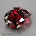 Natural Rhodolite garnet 15.33 Carats Reddish Pink Oval 13x11 mm Loose Gemstone - Image 2