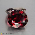 Natural Rhodolite garnet 15.33 Carats Reddish Pink Oval 13x11 mm Loose Gemstone - Image 7
