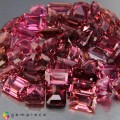 Natural Tourmaline 47.26 Carats Pink Emerald Cut 7x5 mm Loose Gemstone - Image 1
