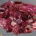 Natural Tourmaline 47.26 Carats Pink Emerald Cut 7x5 mm Loose Gemstone - Image 2
