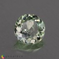 Natural Amblygonite 1.31 Carats Light Green Yellow Round 7x4 mm Loose Gemstone - Image 3