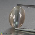 Natural Sillimanite cats eye 4.80 Carats Silver Purple Oval Cabochon 11x8 mm Loose Gemstone - Image 3