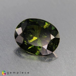 demantoid garnet  2.38cts - 10x8mm