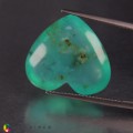 Natural Peru opal 18.82 Carats Paraiba Blue Heart  19x21 mm Loose Gemstone - Image 4