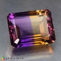 Natural Ametrine 41.30 Carats Purple To Golden Yellow Emerald Cut 23x19 mm Loose Gemstone - Image 7