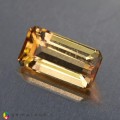 Natural Imperial topaz 1.89 Carats Imperial Pink Emerald Cut 10x5 mm Loose Gemstone - Image 2