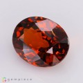 Natural Spessartite garnet 3.82 Carats Orange Red Oval 10x8 mm Loose Gemstone - Image 3