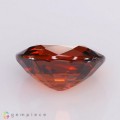 Natural Spessartite garnet 3.82 Carats Orange Red Oval 10x8 mm Loose Gemstone - Image 4