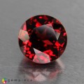 Natural Rhodolite garnet 4.46 Carats Reddish Pink Round 10x7 mm Loose Gemstone - Image 3