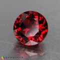Natural Rhodolite garnet 4.46 Carats Reddish Pink Round 10x7 mm Loose Gemstone - Image 2