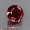 Natural Rhodolite garnet 4.46 Carats Reddish Pink Round 10x7 mm Loose Gemstone - Image 7