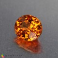 Natural Spessartite garnet 1.22 Carats Fanta Orange Oval 6x5 mm Loose Gemstone - Image 3