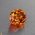 Natural Spessartite garnet 1.22 Carats Fanta Orange Oval 6x5 mm Loose Gemstone - Image 5