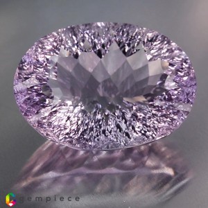 lavender quartz  90.84cts - 35x26mm