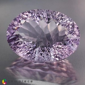 lavender quartz  90.84cts - 35x26mm
