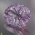Natural Lavender quartz 90.84 Carats Baby Lavender Concave 35x26 mm Loose Gemstone - Image 3
