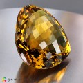 Natural Madeira citrine 301.01 Carats Madeira Orange Heart Checker 44x49 mm Loose Gemstone - Image 9