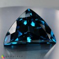 Natural Topaz 285.55 Carats London Blue Trilliant  34x51 mm Loose Gemstone - Image 9