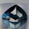Natural Topaz 285.55 Carats London Blue Trilliant  34x51 mm Loose Gemstone - Image 5