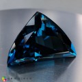 Natural Topaz 285.55 Carats London Blue Trilliant  34x51 mm Loose Gemstone - Image 7