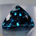 Natural Topaz 285.55 Carats London Blue Trilliant  34x51 mm Loose Gemstone - Image 8
