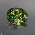 Natural Demantoid garnet 4.26 Carats Hunter Green Oval 11x9 mm Loose Gemstone - Image 1