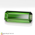 Natural Tourmaline 14.34 Carats Bottle Green Emerald Cut 23x9 mm Loose Gemstone - Image 2