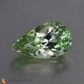 Natural Amblygonite 1.49 Carats Yellowish Green Pear 11x6 mm Loose Gemstone - Image 1