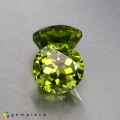 Natural Peridot 7.14 Carats Green Round 9x6 mm Loose Gemstone - Image 2