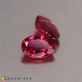 Natural Ruby 1.14 Carats Purplish Red Oval 6x4 mm Loose Gemstone - Image 1