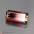 Natural Tourmaline 5.33 Carats Pink to Champagne Emerald 14x7 mm Loose Gemstone - Image 2
