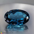 Natural Topaz 169.14 Carats London Blue Oval 42x28 mm Loose Gemstone - Image 3