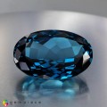 Natural Topaz 169.14 Carats London Blue Oval 42x28 mm Loose Gemstone - Image 1